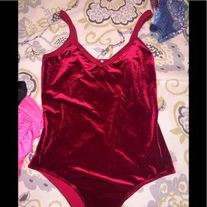 Pacsun red bodysuit